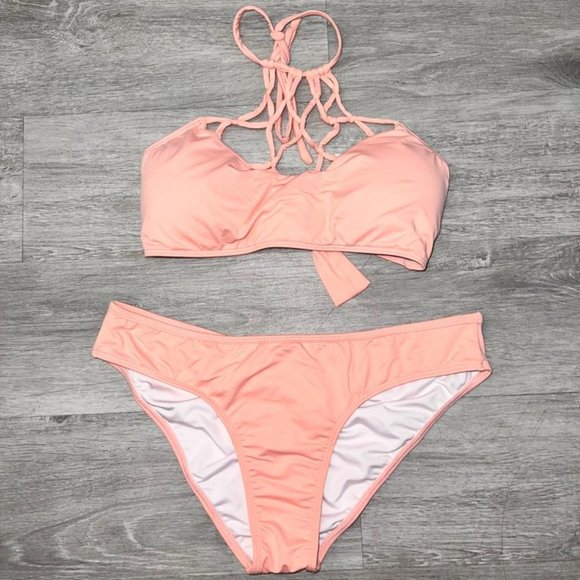 Sabz Swim Sabz English Rose Macrame Bikini Poshmark